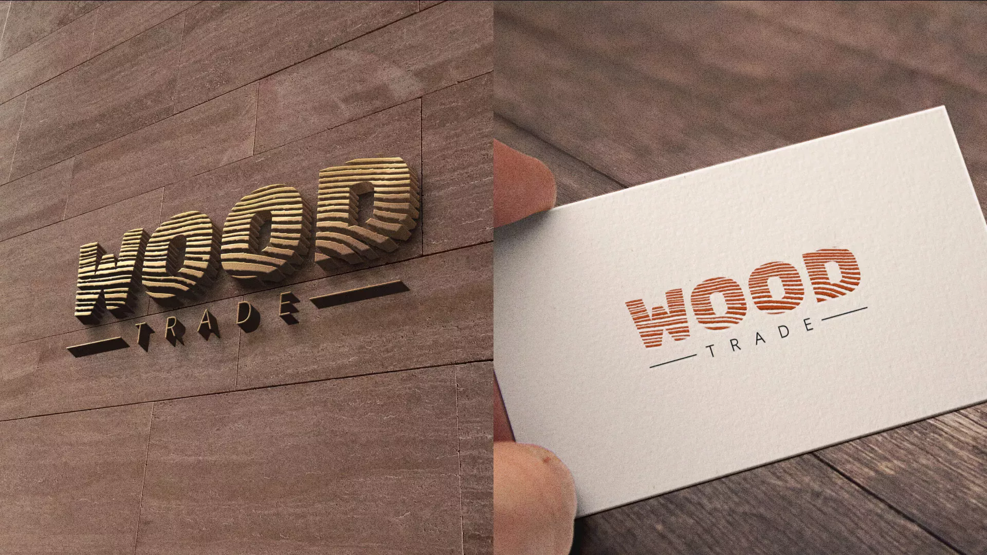 Разработка логотипа для компании «Wood Trade» в Славгороде